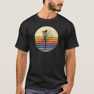 Disc Golf Retro Korb T-Shirt