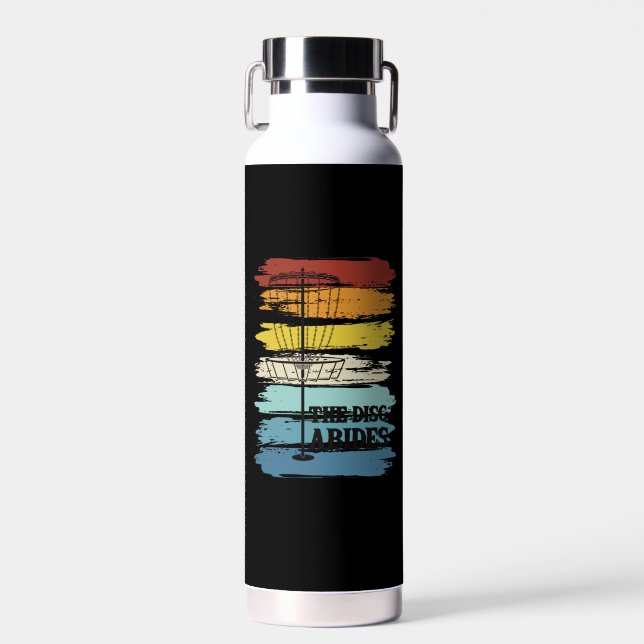 Disc Golf Retro Trinkflasche (Vorne)
