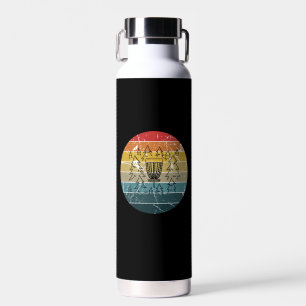Disc Golf Retro Vintage Trinkflasche