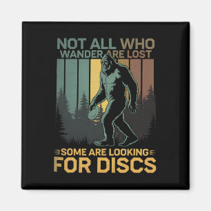 Disc Golf Sasquatch Bigfoot Disc Golfer Lustiger D Magnet