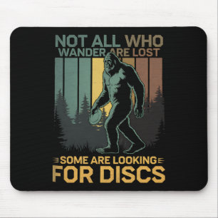 Disc Golf Sasquatch Bigfoot Disc Golfer Lustiger D Mousepad