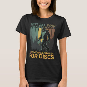 Disc Golf Sasquatch Bigfoot Disc Golfer Lustiger D T-Shirt