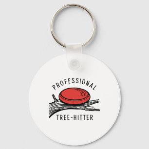 Disc-Golf-Scheibe, professioneller Baum-Treffer, R Schlüsselanhänger