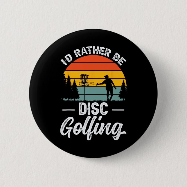 Disc-Golf-Spieler _4  Button (Vorderseite)
