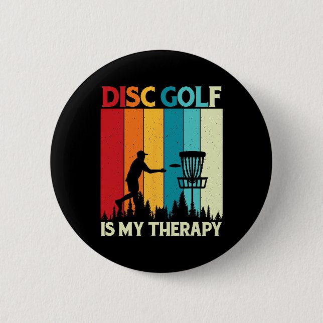 Disc-Golf-Spieler _5  Button (Vorderseite)