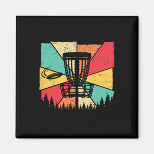 Disc-Golf-Spieler Retro Vintage - Disc Golf Sket D Magnet