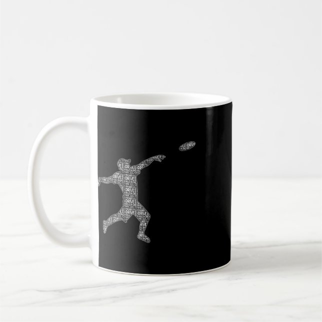 Disc Golf Spieler Wortwolke - Frisbee - Disc Golf  Kaffeetasse (Links)