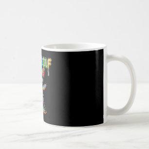Disc Golf Stimmung Regenbogen Splash Disc Skizze Kaffeetasse