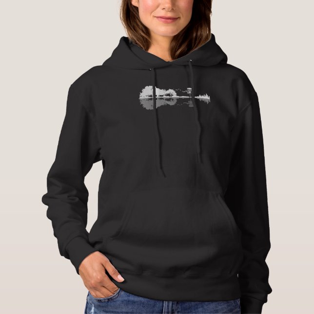 Disc Golf Sunset Gitarrist Player Golf G Hoodie (Vorderseite)