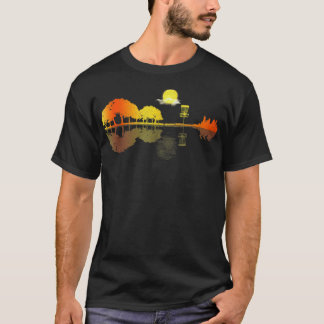 Disc Golf Sunset Gitarrist Player Golf G T-Shirt