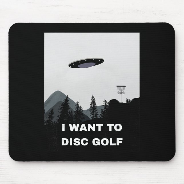 Disc Golf Ufo  Mousepad (Vorne)