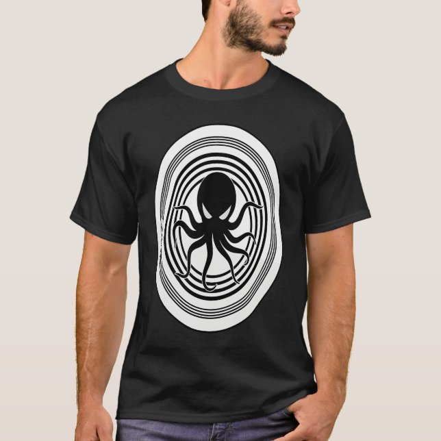 Disc Golf Ultimate Freestyle Kraken Frisbee S T-Shirt (Vorderseite)