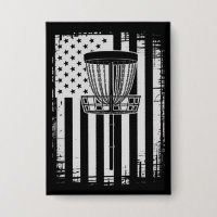 Disc Golf USA Flagge Golfer Golf Sportliebhaber