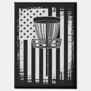 Disc Golf USA Flagge Golfer Golf Sportliebhaber Magnet