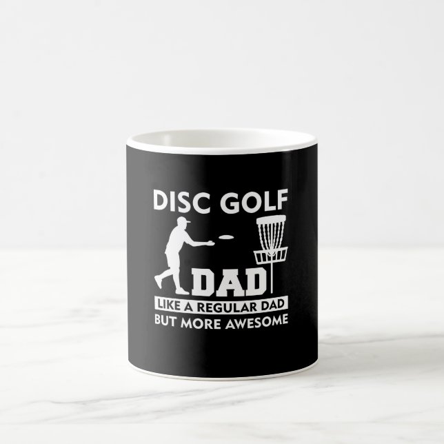 Disc-Golf-Vater-fantastischerer regelmäßiger Vater Kaffeetasse (Mittel)