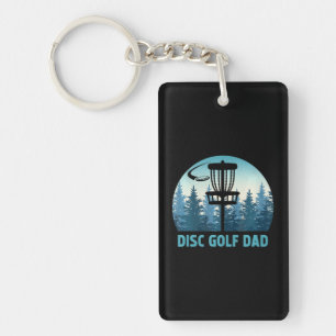 Disc Golf Vater Vatertag Frisbee Golfer Schlüsselanhänger