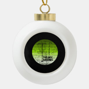 Disc Golf Vintage Keramik Kugel-Ornament