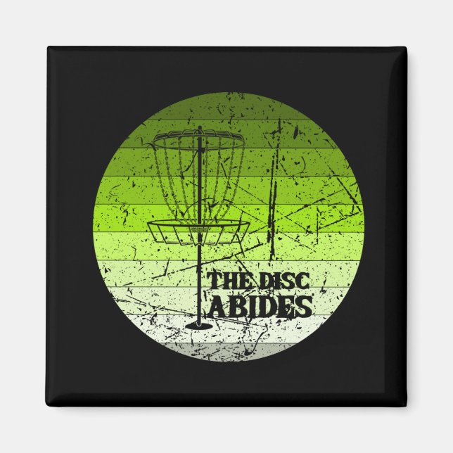 Disc Golf Vintage Magnet (Vorne)