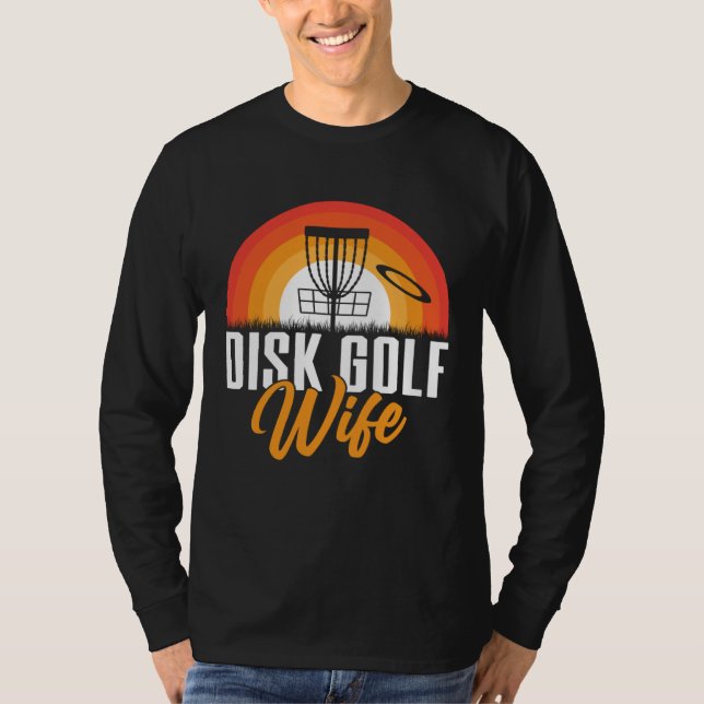 Disc Golf Wife Golfing Player  Golfer Sports Graph T-Shirt (Vorderseite)