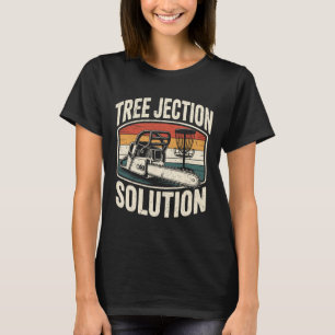 Disc Golf Witz Tree-jection Lösung _3  T-Shirt