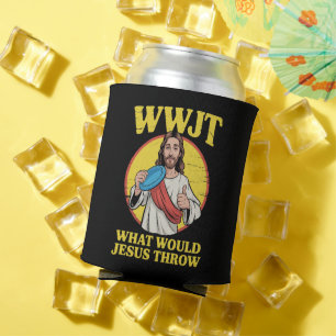 Disc Golf Wwjt Was Würde Jesus Werfen Frisbee  Dosenkühler