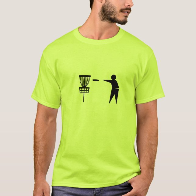 Disc-Golfbehälter es (helle T-Shirts) T-Shirt (Vorderseite)