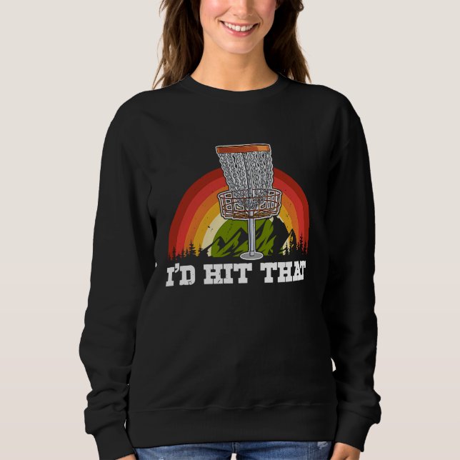 Disc-Golfer-Putter-Flugscheibe-Wurfscheibe  5 Sweatshirt (Vorderseite)