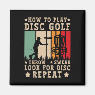 Disc Golfer Wie man Disc Golf spielt Lustiger Disc Magnet