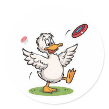 Disc Golfing Ente Lustige Vogel