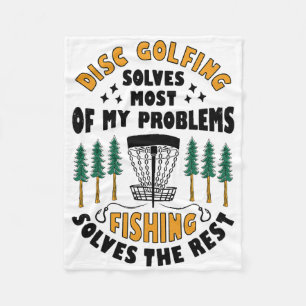 Disc Golfing löst die meisten meiner Probleme Ange Fleecedecke
