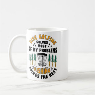 Disc Golfing löst die meisten meiner Probleme Ange Kaffeetasse