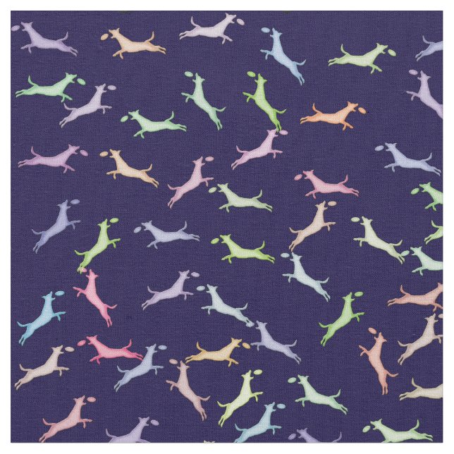 Disc-Hundesprünge Stoff (Nahaufnahme)