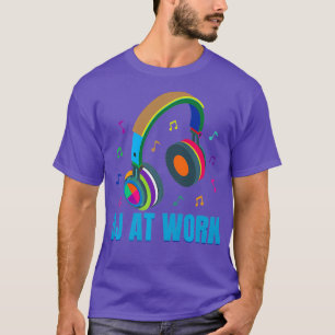 Disc Jockey - DJ bei der Arbeit - Groovy Funky Vin T-Shirt