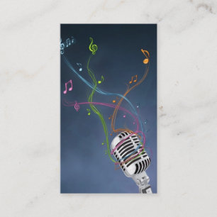 Disc-Jockey-Geschäfts-Karte Visitenkarte