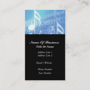 Disc-Jockey-Geschäfts-Karte Visitenkarte