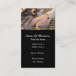 Disc-Jockey-Geschäfts-Karte Visitenkarte