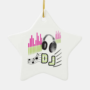 DISC-JOCKEY KERAMIK ORNAMENT