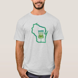 Disc Wisconsin - Frisbee-Disc-Golf-T - Shirt