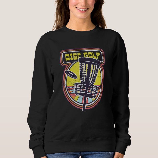 Discgolf Champ Meister Sieger Frisbee Gol Sweatshirt (Vorderseite)