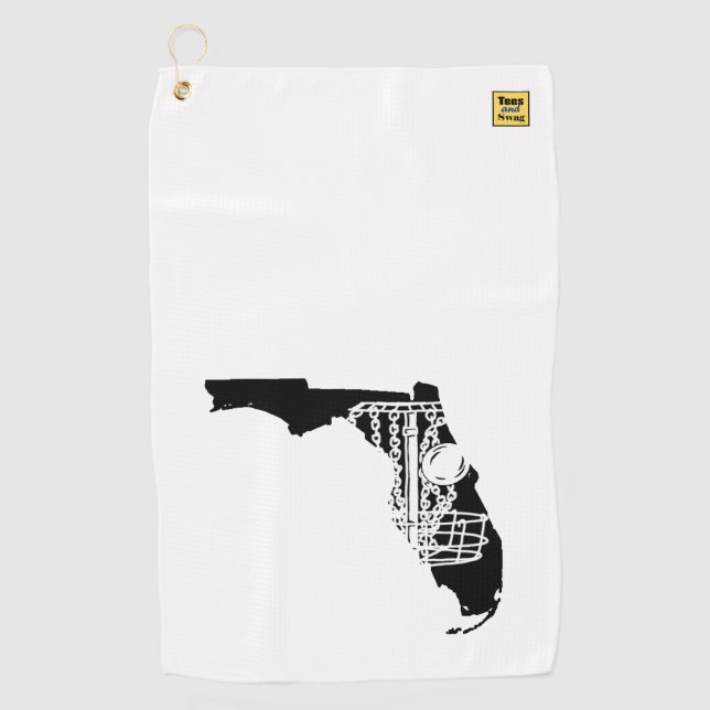Discgolf Florida - Handtuch für Ihre Disc Golf Tas (Vorderseite)