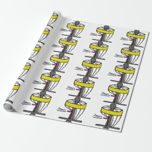 Discgolfgeschenk-Verpackungspapier Geschenkpapier