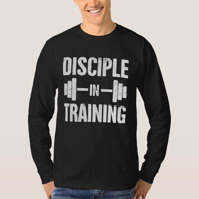 Disciple   Christian Athlete Christian Workout T-Shirt (Vorderseite)