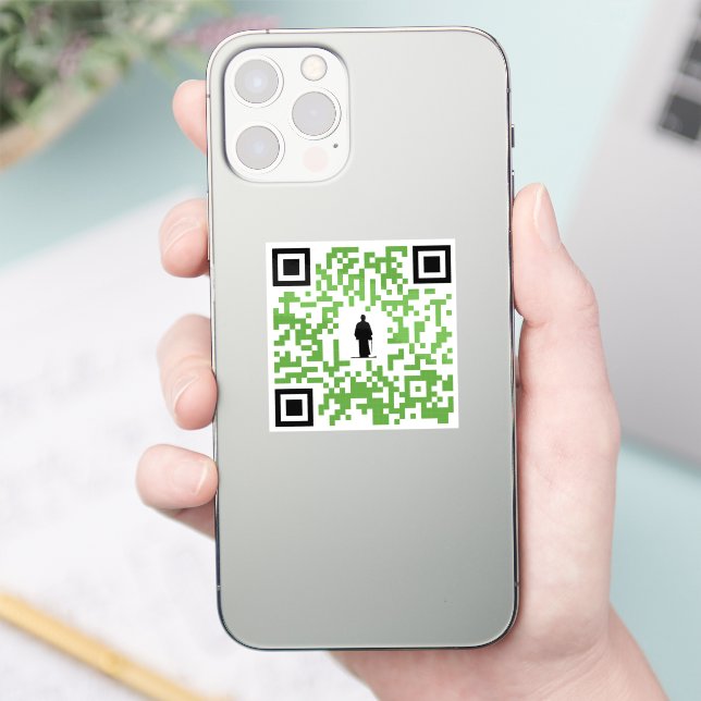 DiscipleDojo QR Aufkleber (Telefon)