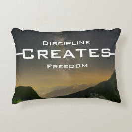 Discipline Creates Freedom – Accent Pillow Dekokissen