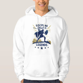 Discipline Creates Legends Hoodie – Motivational