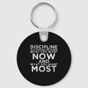 Discipline Motivierend Quotes Inspiration Geschenk Schlüsselanhänger