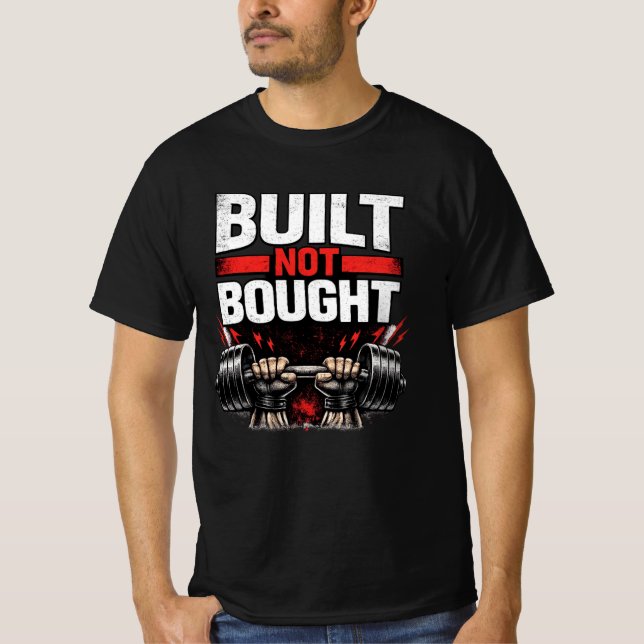 Discipline Over Motivation Gym T-Shirt | Hardcore  (Vorderseite)