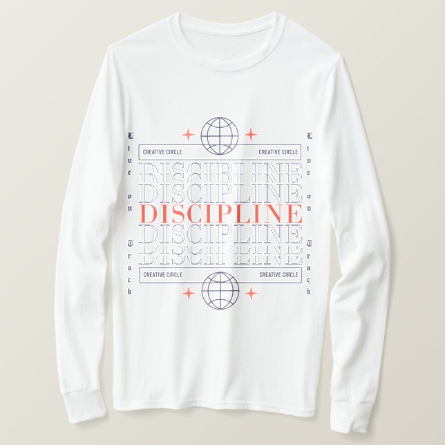 Discipline Streetwear T-Shirt (Design vorne)