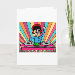 DiscJockey Retro DJ Music Producer Karte