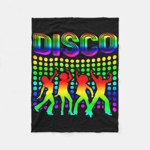 Disco 70er Disco-Thema Vintage Retro Tanzen 1  Fleecedecke